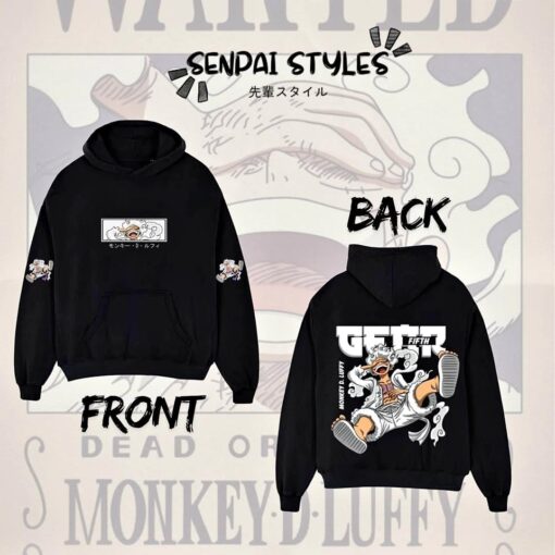 Hoodies One piece - كنزة بغطاء للرأس من ون بيس